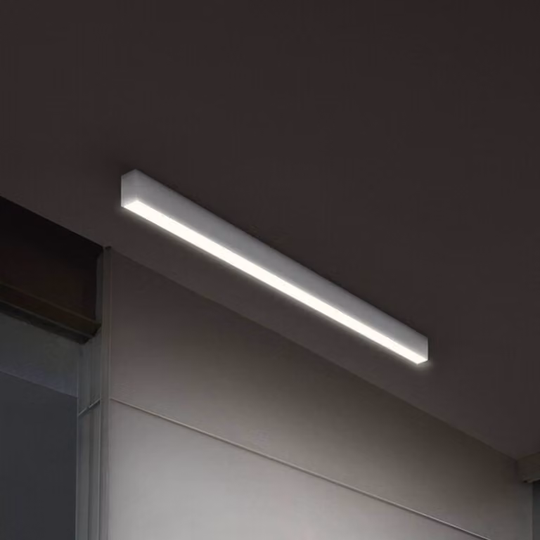 OSRAM Plafoniera LED Office line Cuboid bianca 4000 K dimmerabile Cuboid,, Bianco / Opale, Studio / Ufficio, Alluminio, Moderno