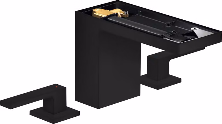 hansgrohe AXOR MyEdition Mitigeur de lavabo 3 trous 110, avec vidage Push-Open, sans plaque, saillie 150mm, 47072670, 47072670