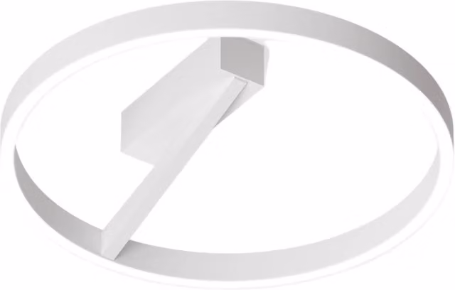 Plafoniera LED Criseide P/G - 60W 3200lm 3000K dimmerabile taglio di fase in alluminio finitura Bianco Satinato - Gealuce