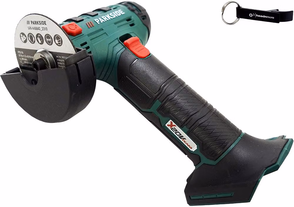 Smerigliatrice angolare a batteria PARKSIDE® 20 V / PWSAM 20-Li / senza batteria e caricabatteria