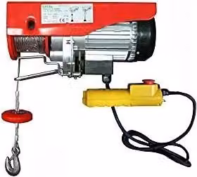 Paranco Elettrico Excel PE600 Rosso con Cavo da 18 m e Pulsantiera Pensile – 2
