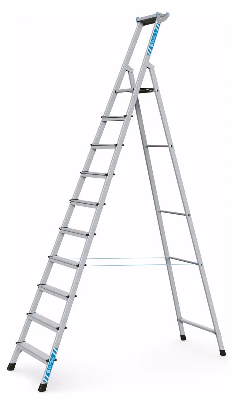 Scala a pioli rivettata Zarges, anodizzata, Xlstep S, 10 gradini