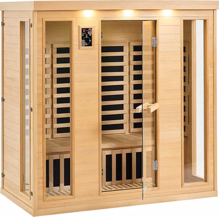 Sauna in legno a infrarossi lontani Sauna domestica Spa per 3-4 persone 2580 W
