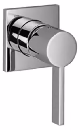 Dornbracht mitigeur monocommandé encastré avec plaques de recouvrement 80x80mm, 36060670-27, 36060670-27