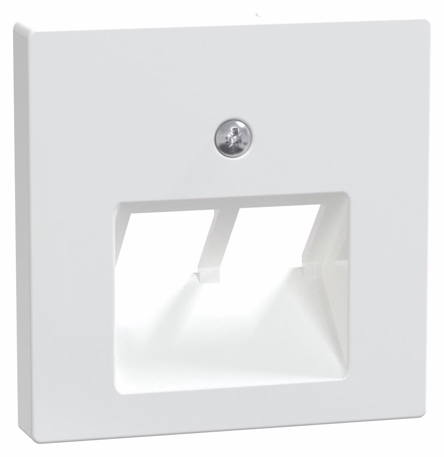 Merten 296125 Copripiastra centrale per inserto UAE M-Pure active bianco/lucido
