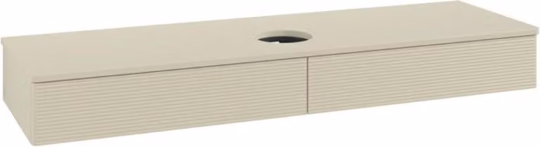 Mobiletto V&B con struttura frontale, con illuminazione Antao 160x50cm, WBP colore Lac, laccato si Gr m