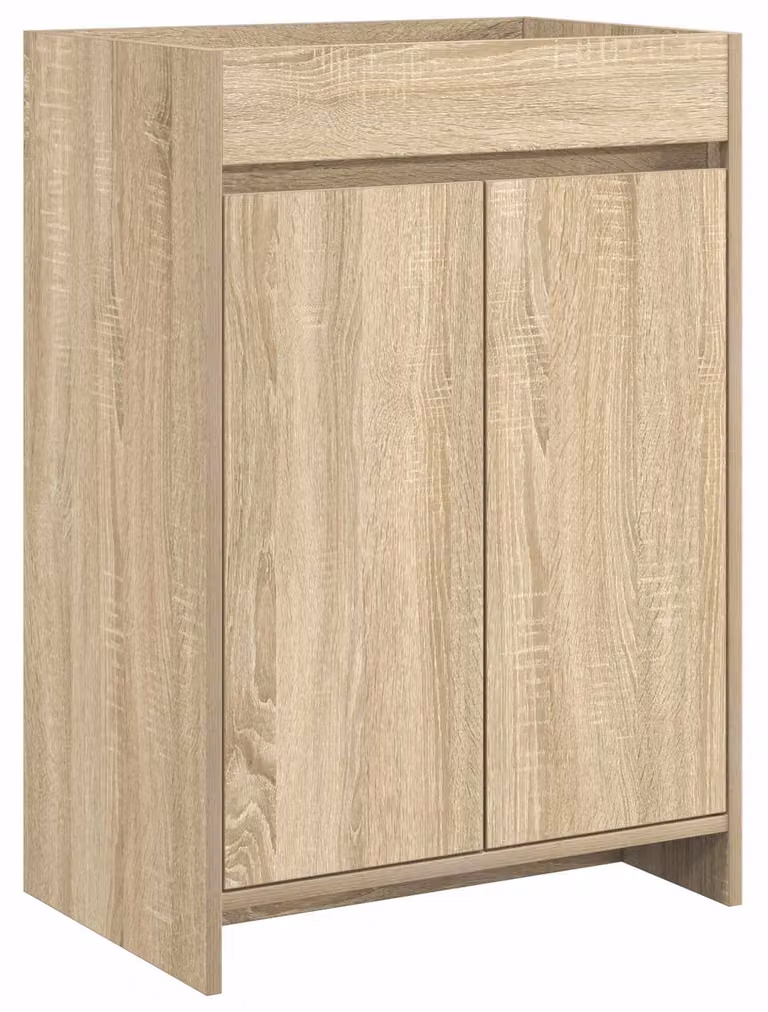 Mobiletto da Bagno Sotto Lavabo Rovere Sonoma 56 x 37,5 x 81 cm