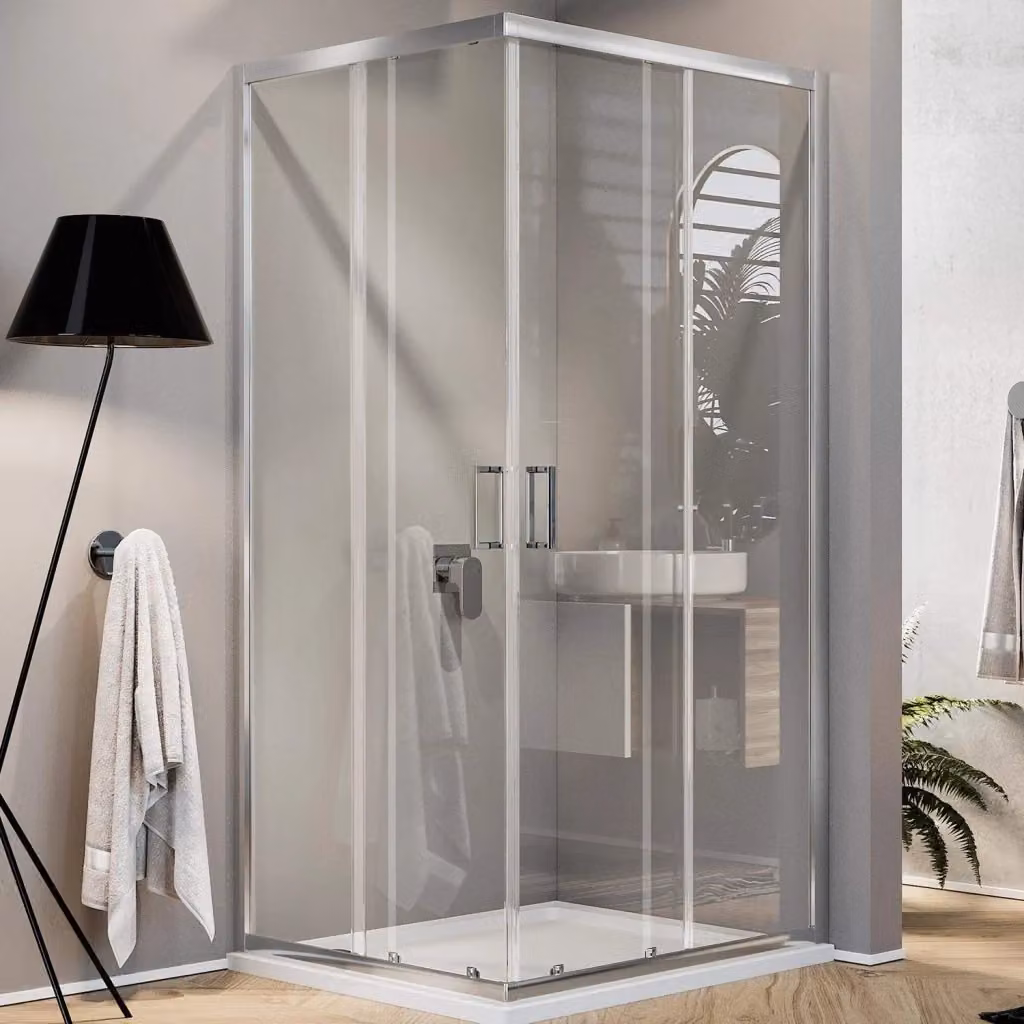 Box Doccia Rettangolare Idralite Modello Ready Trasparente con Vetro da 6mm L: 80 cm, P: 70 cm, H: 198 cm – 2
