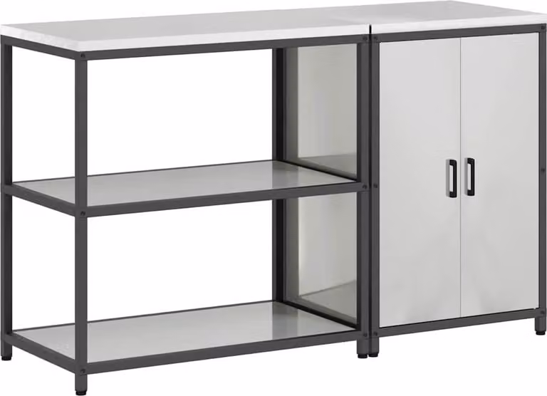 Set di Stoccaggio per Cucina HATTEM 2 pcs Argento