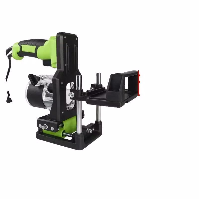 Dispositivo per la lavorazione del legno, design compatto, accessorio di fresatura