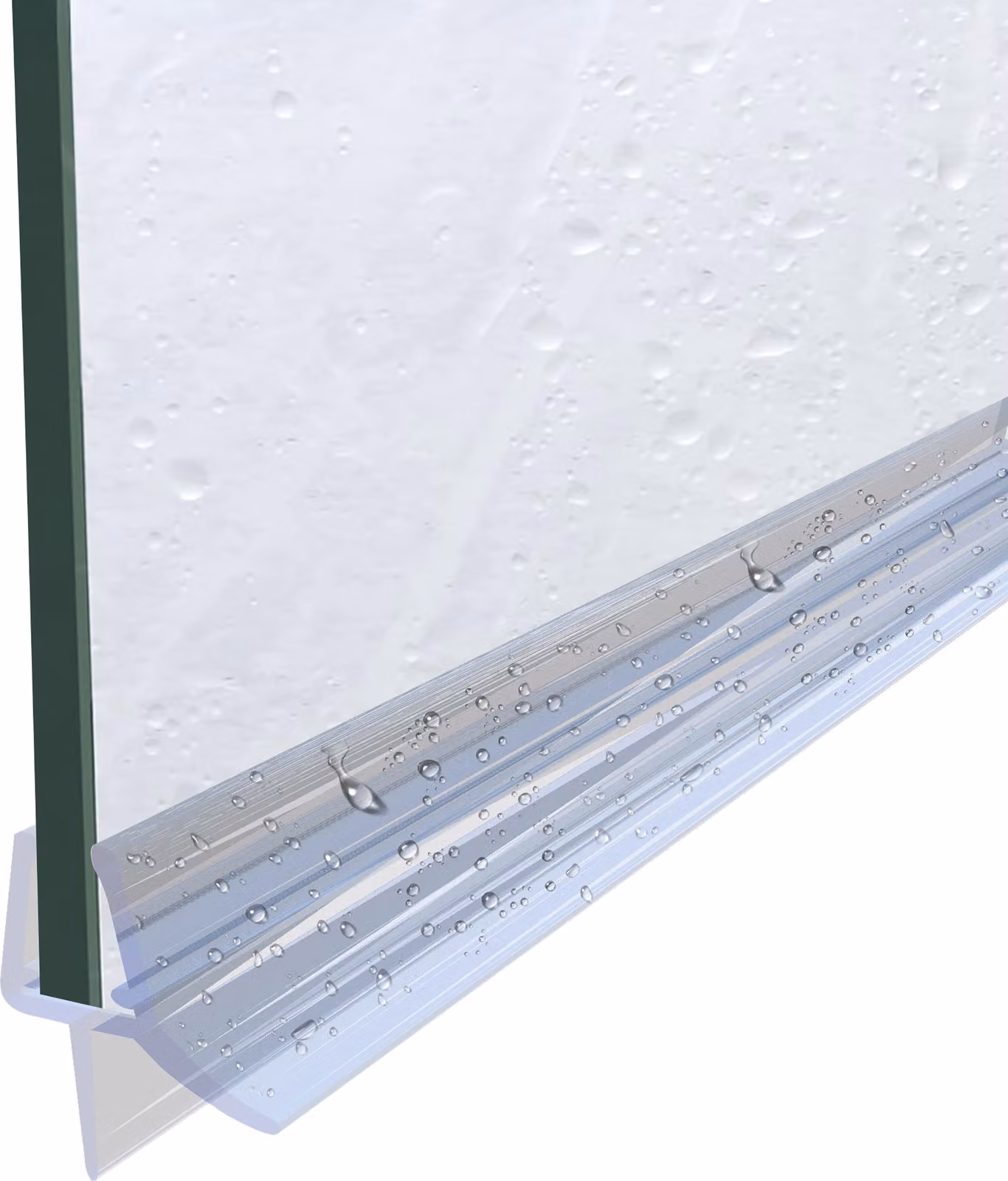 Guarnizione per doccia DK06 (4-5mm) 100cm Profilo di ricambio per porte doccia