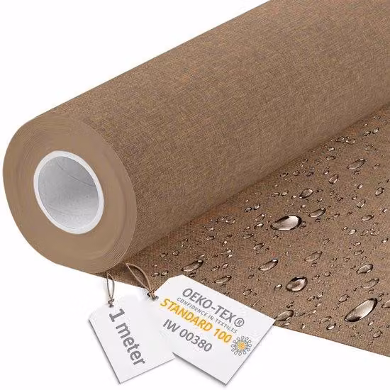Tessuto impermeabile per ombrelloni, 1 metro, 600D, 220 g/m², effetto vernice cannellata