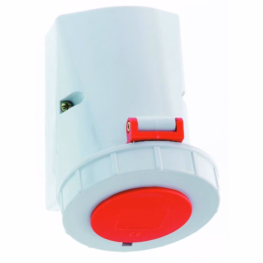 Presa a muro BALS 32A 5p 400V 6h 1155 IP67 Dimensioni della custodia 126x83 1155