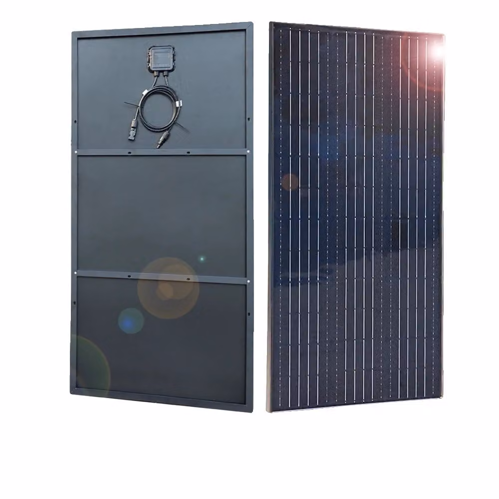 Kit di pannelli solari, potenza di 450W, struttura in alluminio, kit da 300W