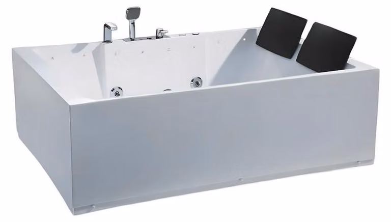 Whirlwanne Hydromassagewanne Whirlpool Blubberbad Spa-Bad Sprudelbad 180x120 cm