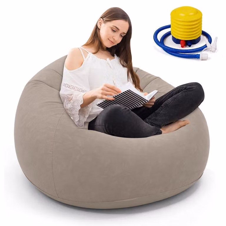 Solidchoice - Divano gonfiabile e poltrona relax ergonomica, adatti sia per interni che per esterni