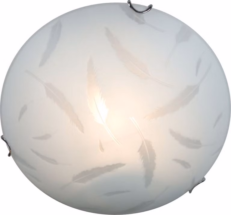 Mezzo plafoniera E27 Ø30cm bianco