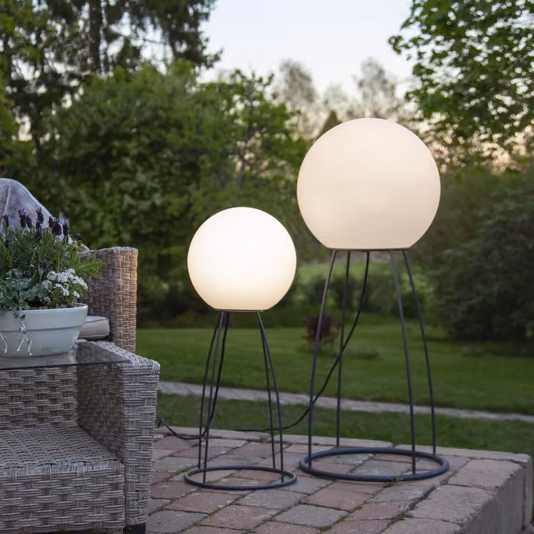 Star Trading 804-01, Nero, Bianco, Balcone, Terrazza, IP65, E27, 1 lampadina, 23 W