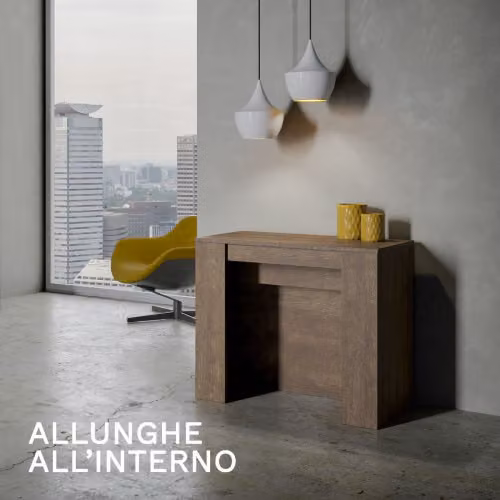 Consolle Venus allungabile con allunghe interne Itamoby