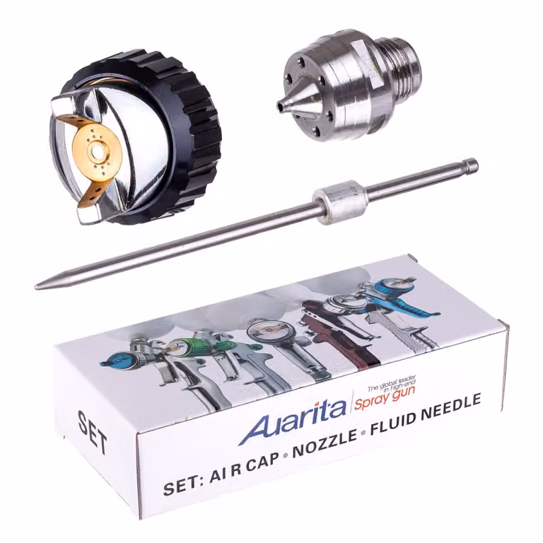 Set di ugelli HVLP Auarita Lion 1 per pistole di verniciatura da 1,3 mm