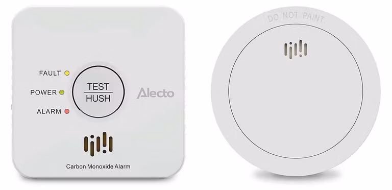 Alecto SDX04 - Pacchetto combinato SD1030 + COA1920 - Set di sicurezza rilevatori di fumo e monossido di carbonio