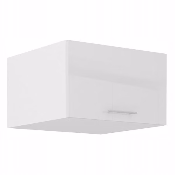 Mobile alto profondo con ante a battente LAJLA - larghezza 60 cm, bianco