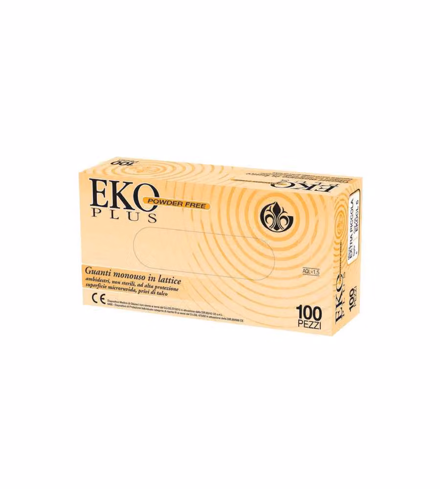 Guanti Lattice Eko Plus Powder Free Pz 100 Xs