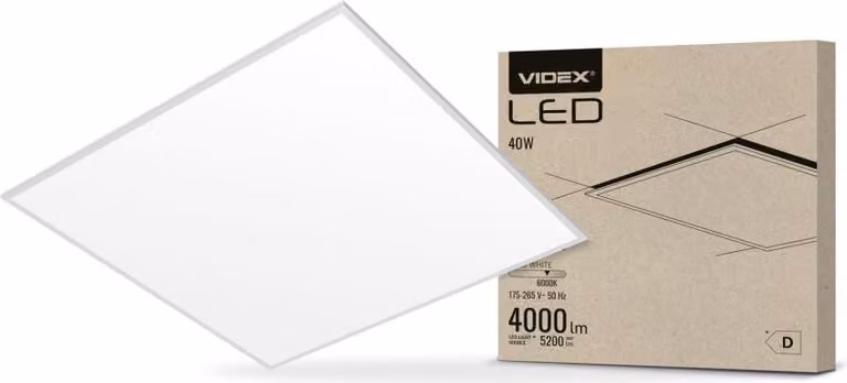 LAMPADA DA SOFFITTO PLAFONNIERA LED Da incasso 60x60 40W Videx