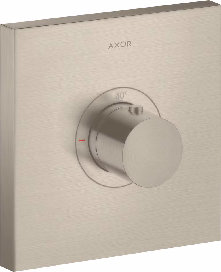 hansgrohe AXOR Starck ShowerSelect Thermostat carré à débit élevé à encastrer, 36718820, 36718820