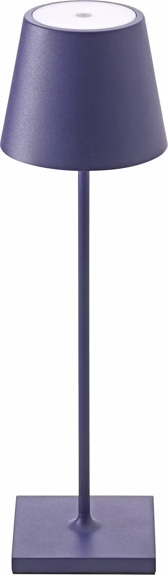 Nuindie LED lampada da tavolo ricaricabile lampada da tavolo per esterni IP54 blu prugna
