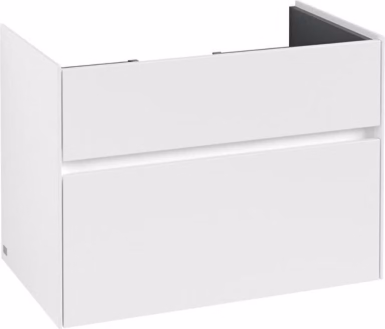 Villeroy & Boch Collaro Meuble sous-lavabo, 2 tiroirs, lavabo au centre, 754x546x444mm, C01000MS, C01000MS