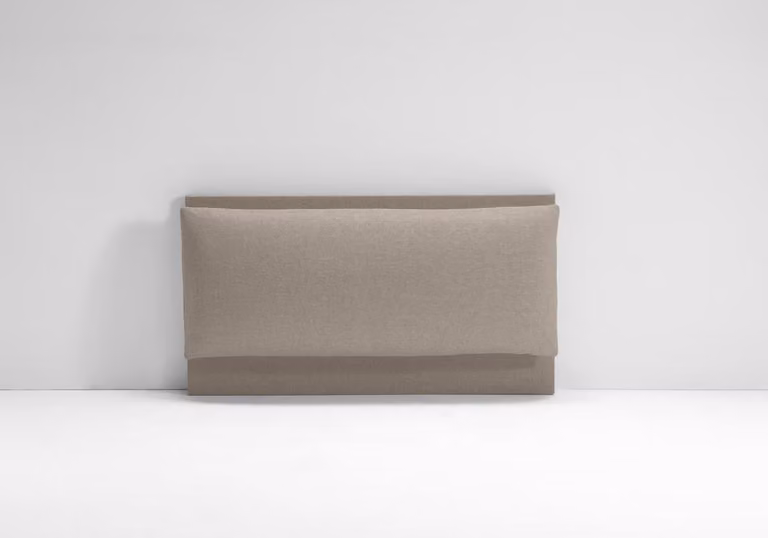 Testata Letto Imbottita - ROMA Tortora 90x190 cm