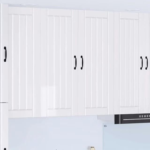 Armadietto a muro moderno vidaXL Bianco Lucido L: 80 cm, P: 31 cm, H: 100 cm