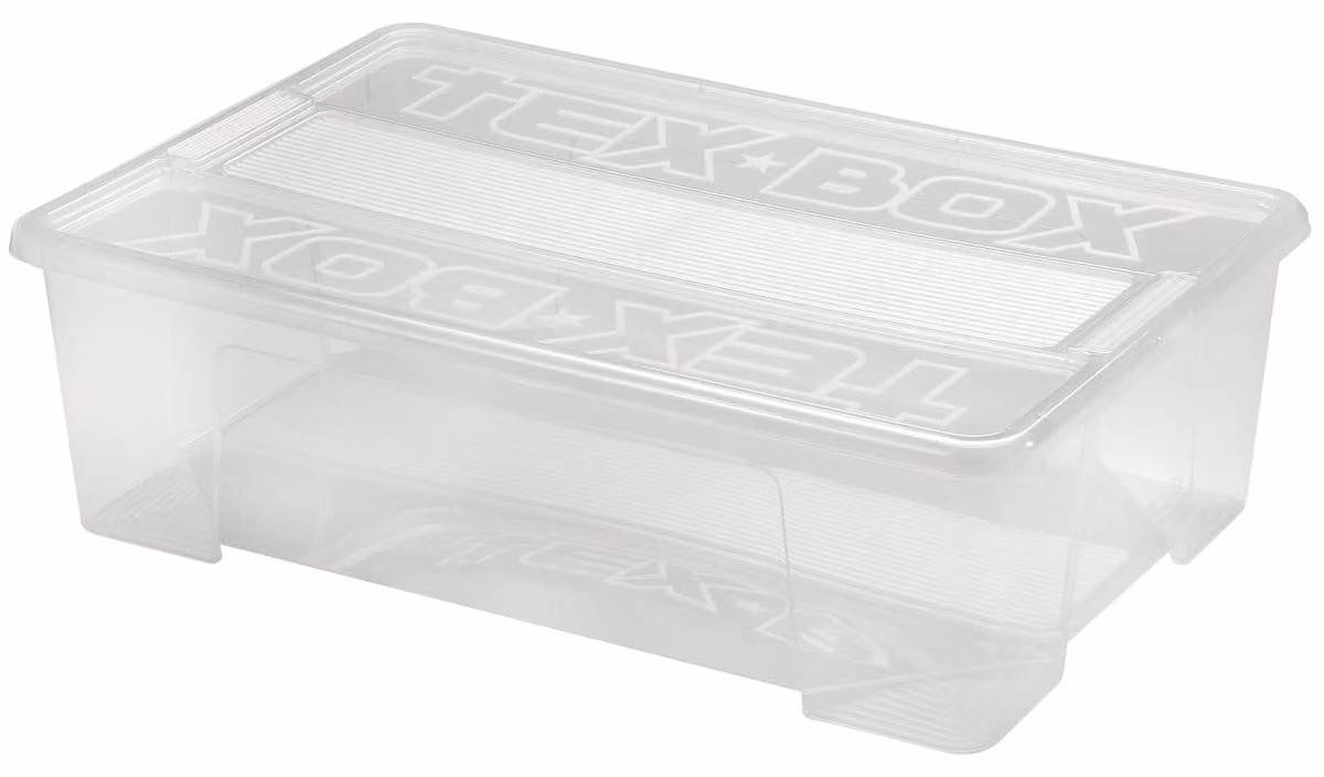 TEXBOX trasparente 57x38x17 cm con coperchio