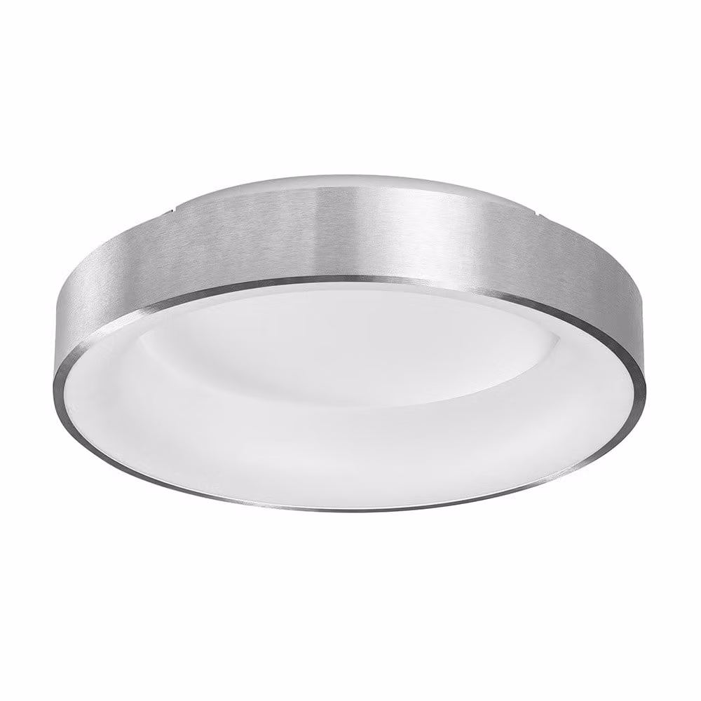 LEDVANCE SUN@HOME CIRCULAR plafoniera, argento, 18,5W, 500lm, luce bianca regolabile (2200K-5000K), controllabile in continuo, dimmerabile, regola automaticamente la luce in base al bioritmo, classe di protezione IP20