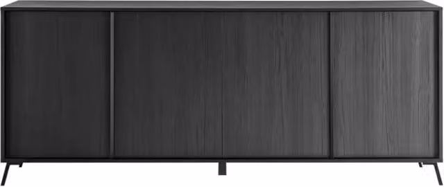 Vetrina sospesa piccolo modello, colore rovere, per soggiorno, collezione SWITCH, porta a vetro con LED inclusi