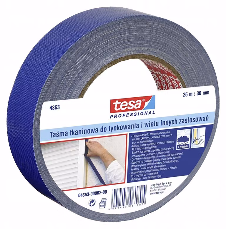 tesa 04363-00002-01 Nastro di pulizia blu (L x P) 25,00 m x 30,00 mm 25 m (04363-00002-01)