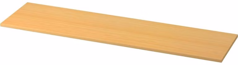 Piastra di copertura 160,5 x 43 cm in faggio