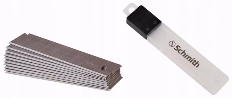Lame a strappo SCHMITH® - 10 pezzi - Lame da 18 mm - Lame di ricambio per taglierini