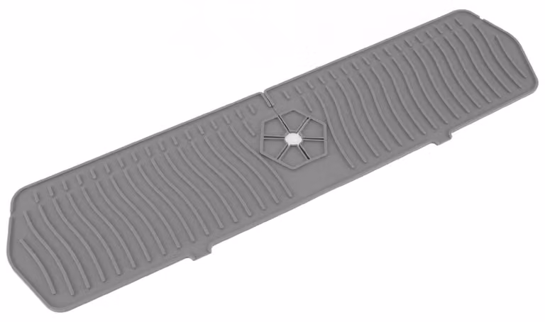 Protezione per il lavello, paraspruzzi per il rubinetto, tappetino in silicone per il lavello