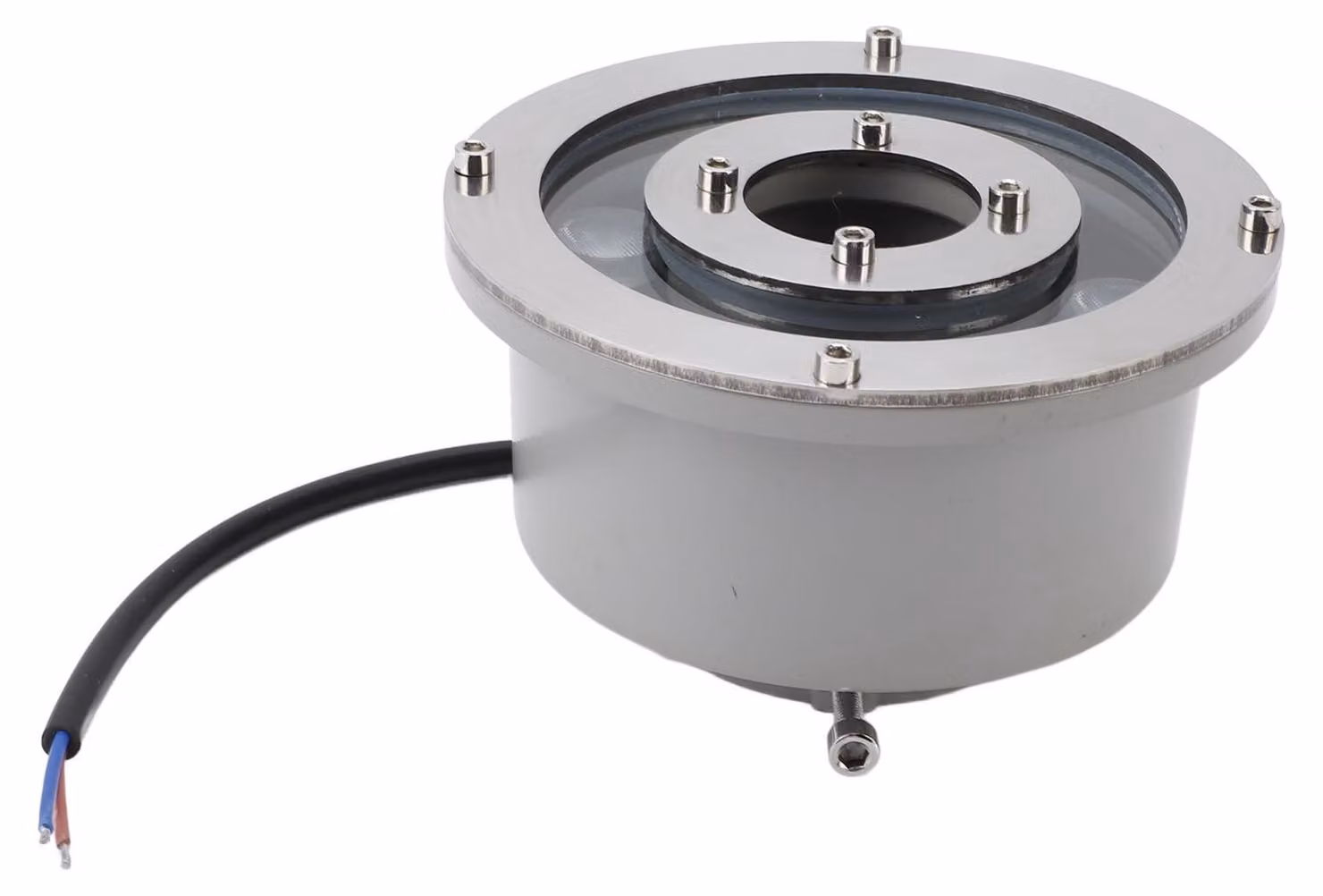 Luce LED per fontana, acciaio inossidabile, alta luminosità, sommergibile, faretto subacqueo per esterni, bianco, 6 W