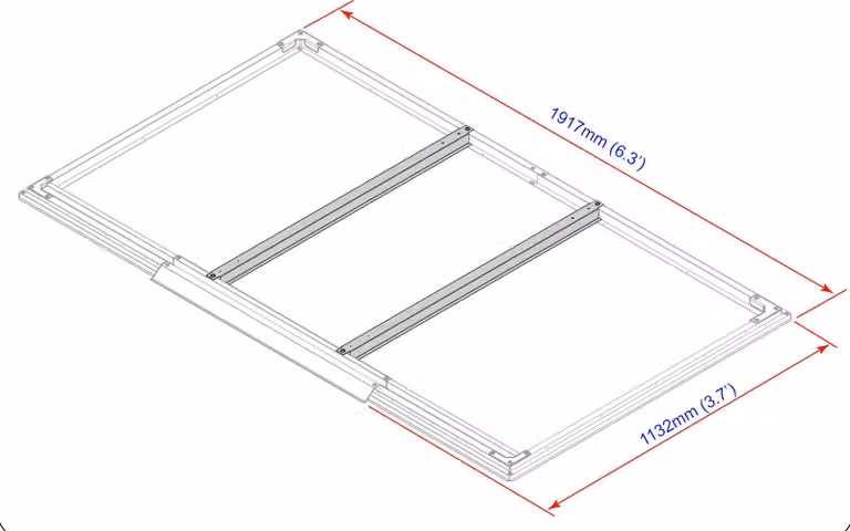 DURAMAX Profili per pavimenti per case 2,5 m² DURAMAX 57802