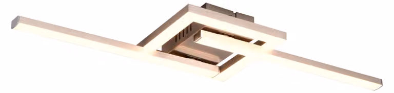 Lampada da soffitto a LED VIALE 17 W, 3000 K, 1860 lm, metallo con finiture argento, dimensioni: 5 x 54 x 16 cm, IP20, RL