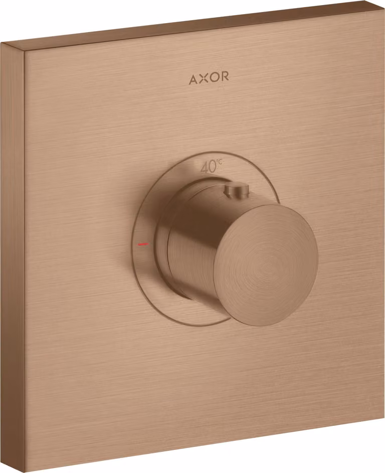 hansgrohe AXOR Starck ShowerSelect Thermostat carré à débit élevé à encastrer, 36718310, 36718310