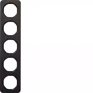 Berker 10152354 Cornice in legno di rovere/nero lucido Berker R.1