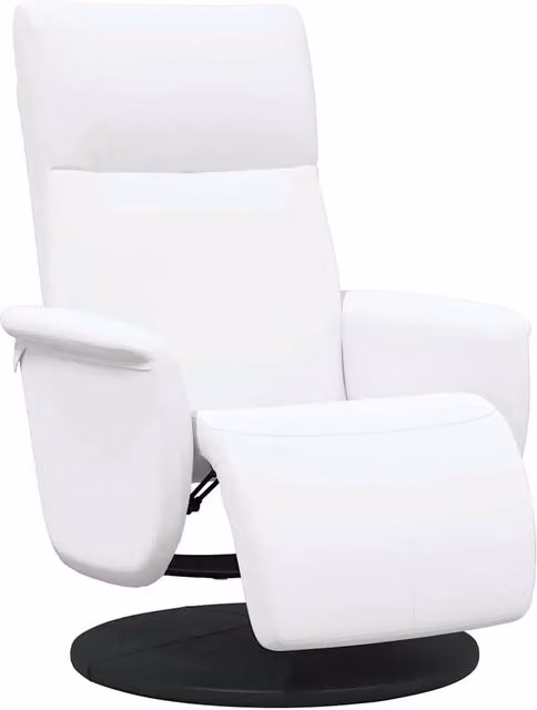 Poltrona Massaggiante | Sedia Relax Bianco Pelle Sintetica