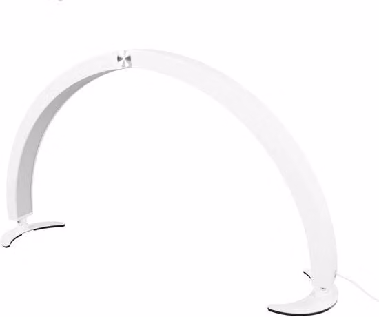 Lampada da Cura delle Ciglia a LED - 28 pollici 40W 3200K-5600K - 10 Livelli di Brillantezza 7 Colori - Lampada da Dito Regolabile per Bureaucura .