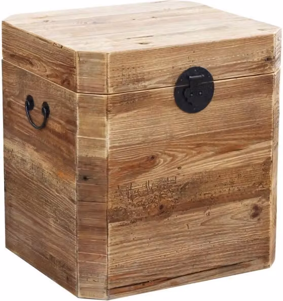 Baule in Pino riciclato cm 52x48x55 - PINE