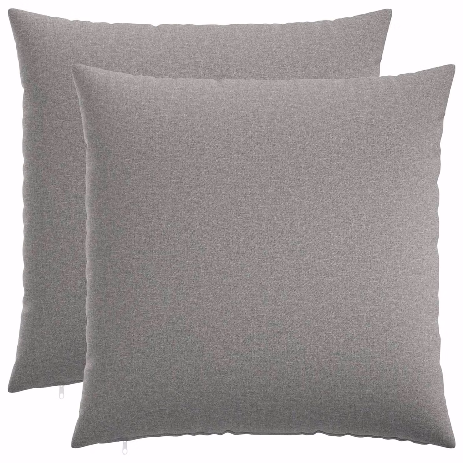 vidaXL Cuscino con cuscino HEERLEN 2 pz Grigio Nuvola Tessuto