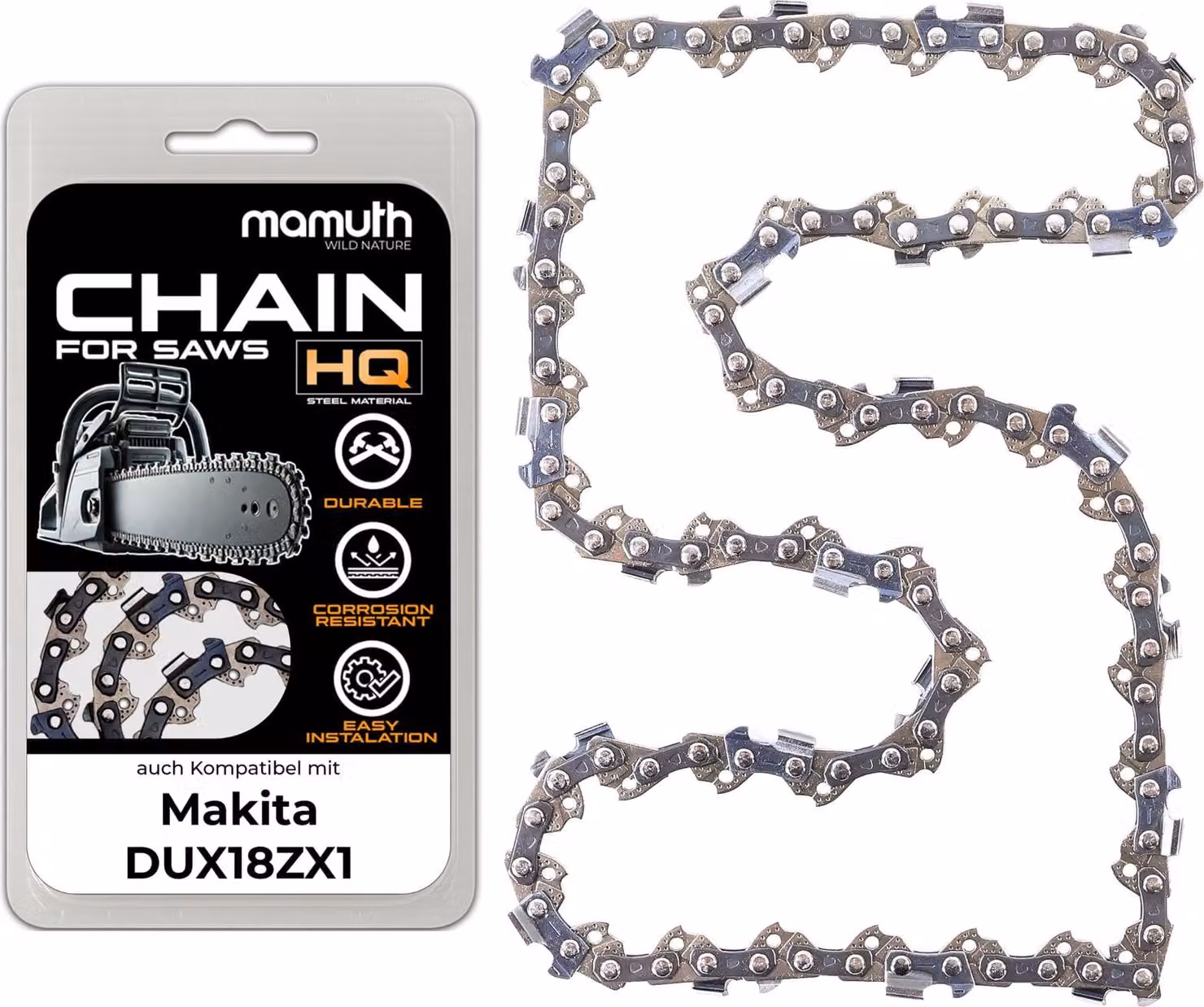 Catena da 30 cm 1,1 mm 3/8" 45 TG per Makita DUX18ZX1